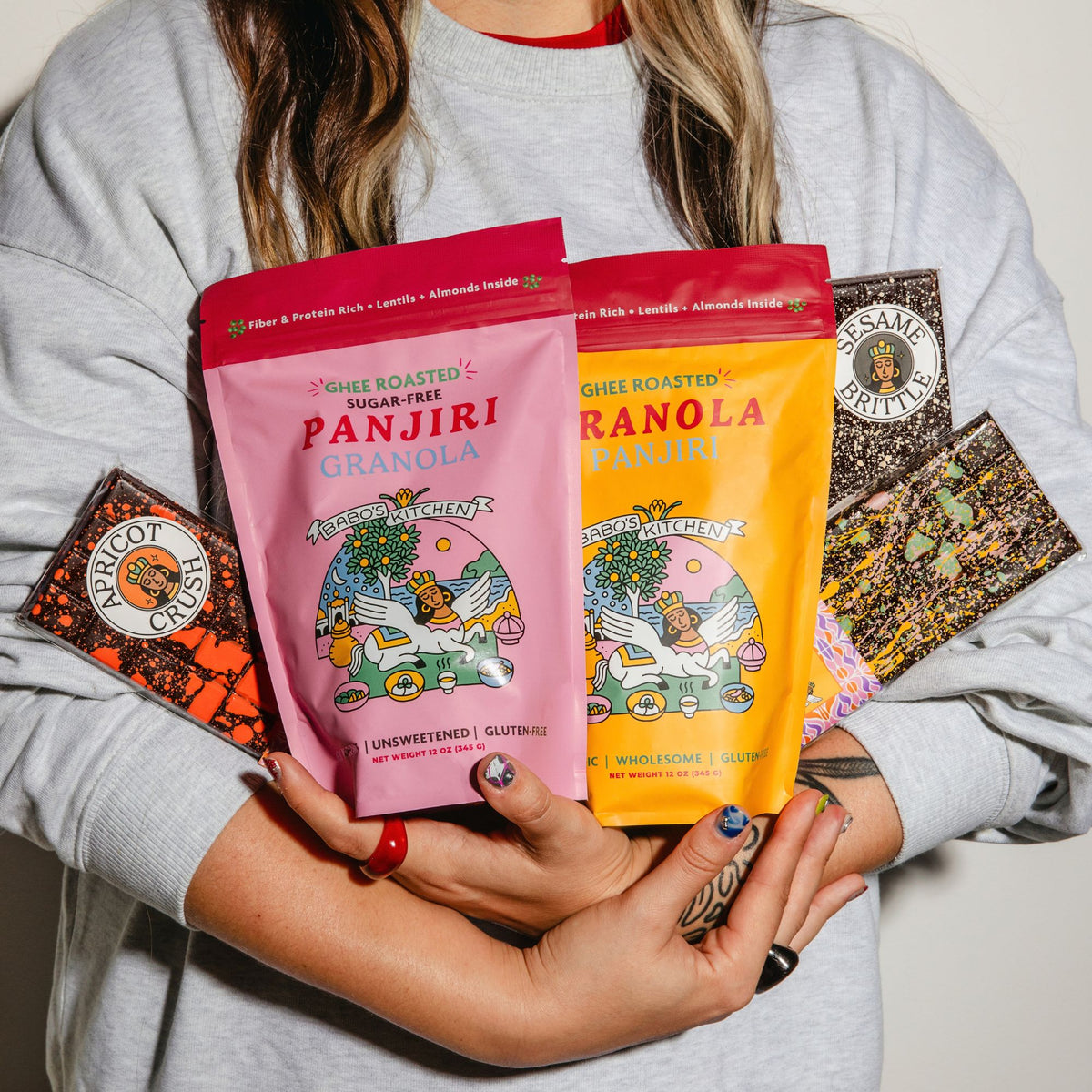 Babo's Panjiri and Panjiri Crunch Bars together for The Babo Six build-your-own bundle