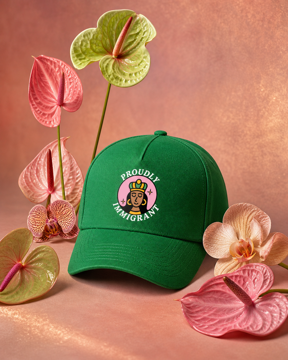 Proudly Immigrant Cotton Baseball Cap