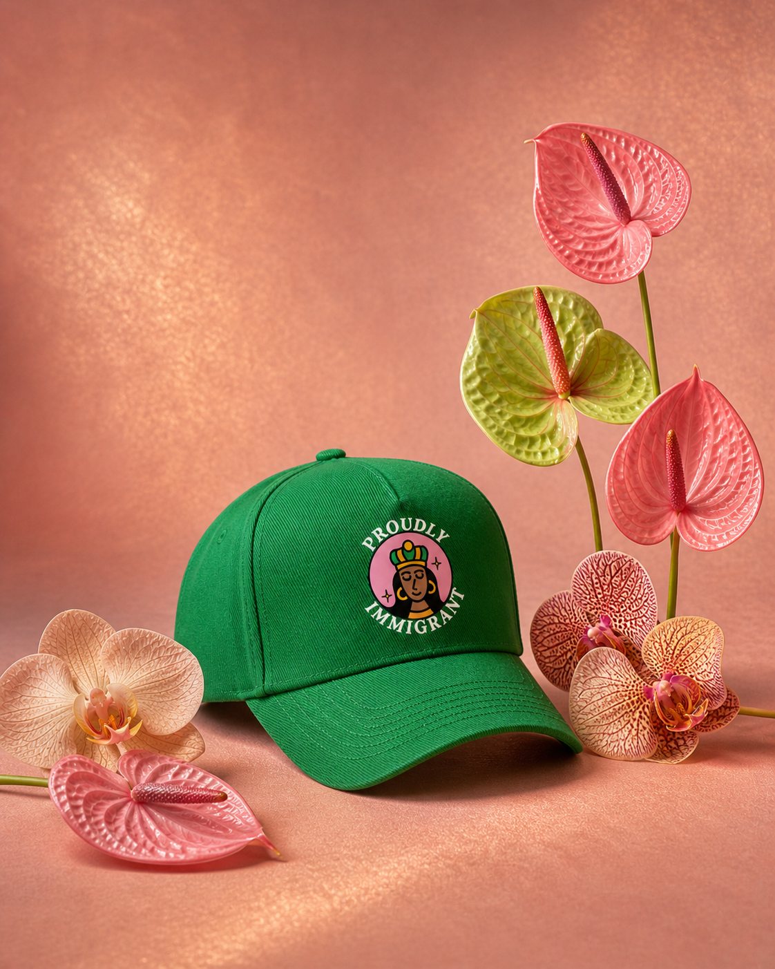 Proudly Immigrant Cotton Baseball Cap