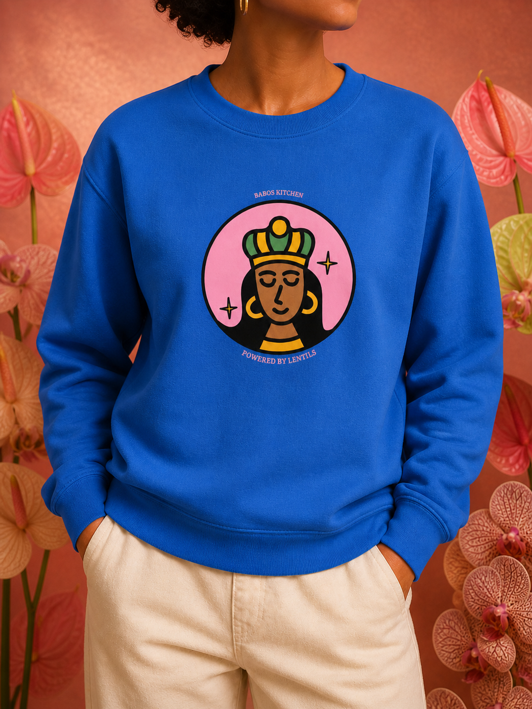 Powered by Lentils Crewneck Sweatshirt