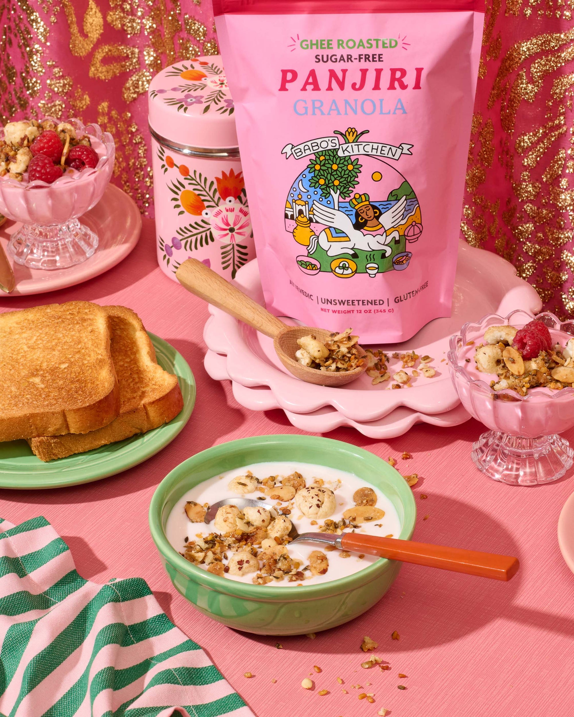 Unsweetened Panjiri Ghee-Roasted Granola